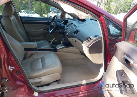 2010 Honda Civic Ex-L from USA, damaged, VIN 2HGFA1F99AH511837